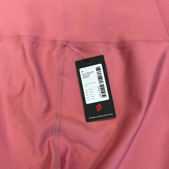 Peloton Solid Flex Leggings, Rose Pink, Size Medium - Picture 6 of 6